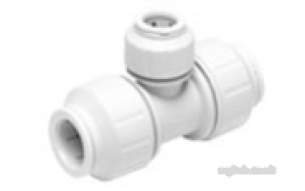 John Guest Speedfit Pipe and Fittings -  Jg Grey 22x15x22 Red Tee Pem3022ddg