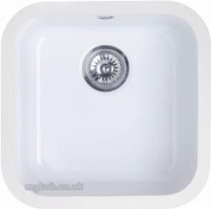 Astracast Sinks And Accessories -  Lincoln 4040 Main Bowl Undermount Wh