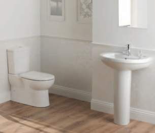 Eastbrook Sanitary Ware -  60.0001 Lisbon Fully Btw Wc Pan Cc White