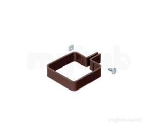 Marley Rainwater -  65mm Sq Barrel Pipe Clip C/w N And B Rce2-b