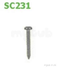 Marley Alutec -  38mm X No12 Domehead Pipe Screw Sc231