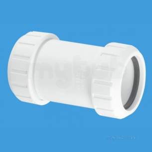 Mcalpine Waste traps overflow -  1.25 Inch Straight Surefit Connector S18l