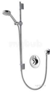 Aqualisa Shower Mixers -  Aqualisa Drm001ca Chrome Dream Thermostatic Mixer Shower With 4 Spray Modes