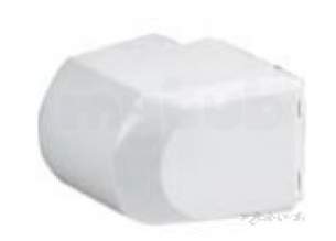 Aqualisa Showers -  Aqualisa 103801 White Elbow Cover