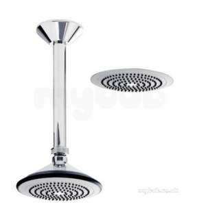 Aqualisa Showers -  Aqualisa Ax0162 Chrome Fixed Shower Head Ceiling Mount