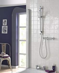 Bristan Showering -  Bristan Ar2 Shxmtff C Thermostatic Bar Shower Valve And Riser With Fast Fit