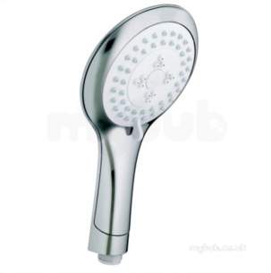 Bristan Showering -  Bristan Ev Hand04 C Chrome Evo 120mm Multi-function Large Rub Clean Handset