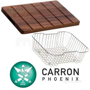 Carron Phoenix Taps and Mixers -  Carron Phoenix Zakis09/10ca Na Isis Accessory Pack For Deep Square Double Bowl