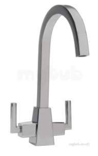 Carron Phoenix Taps and Mixers -  Carron Phoenix 2t0909 Chrome Maya Chrome Double Handle Kitchen Faucet Deck Mount