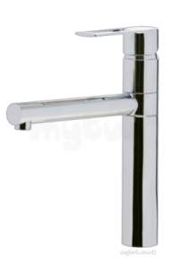 Carron Phoenix Taps and Mixers -  Carron Phoenix 2t0940 Brushed Nickel Reno Brushed Nickel Single Handle Kitchen Tap