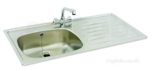 Carron Trade Sinks -  Unisink Single Tap Kitchen Sink With Single Bowl And Left Hand Drainer