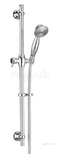 Center Shower Accessories -  Center Brand C04824 Chrome Shower Kit With Slide Bar