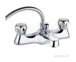 Deva Brassware -  Deva Dcm Spec106 Chrome Profile Chrome Bath Shower Mixer Commercial