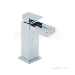 Deva Brassware -  Deva Spa113 Chrome Sparkle Chrome Waterfall Basin Mixer Tap