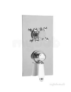 Deva Showering -  Deva Travduat06 Chrome Thermosuredual Control Shower Valve Concealed