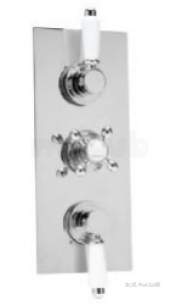 Deva Showering -  Deva Travtrit05 Chrome Thermosuretraditional Concealed Shower Valve Vertical