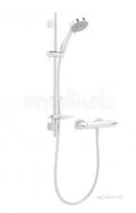 Deva Showering -  Deva Vsn2bmef Vision Chrome Thermostatic Shower Valve 5 Function