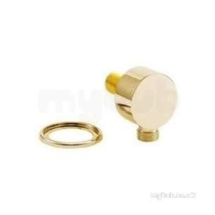 Deva Showering -  Deva Spe01/g Gold Gold Shower Hose Wall Outlet