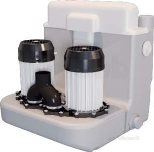 Commercial Sanifo Sanitary Systems -  Saniflo 1046/2 White Sanicom 2 Heavy Duty Grey Water Pump