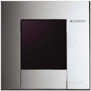 Geberit Commercial Sanitary Systems -  Geberit Gloss Chrome Bolero Electronic Urinal Flush Control With Hytouch Actuator