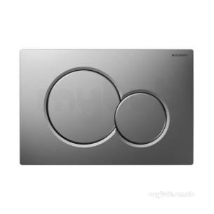 Geberit Commercial Sanitary Systems -  Geberit 115.770.46.5 Matt Chrome Sigma01 Dual Flush Plate For Up300 Up320 And Up720