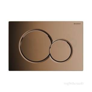 Geberit Commercial Sanitary Systems -  Geberit 115.770.dt.5 Fine Brass Sigma01 Dual Flush Plate For Up300 Up320 And Up720