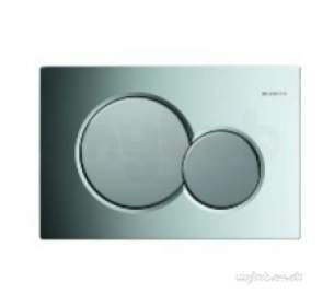 Geberit Commercial Sanitary Systems -  Geberit 115.770.ka.5 Matt Chrome Sigma01 Dual Flush Plate For Up300 Up320 And Up720