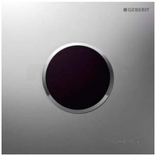 Geberit Commercial Sanitary Systems -  Sigma10 Electronic Ir Urinal Flush Control M/o Matt/gl Cp