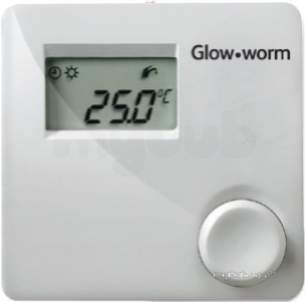 Glow Worm Domestic Gas Boilers -  Glow-worm 20035402 White Climastat Room Thermostat