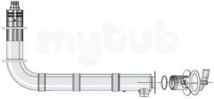 Grant Uk Oil Boilers -  Internal High Level Balanced 1.2 Metre Flue Kit 26-70 Kw