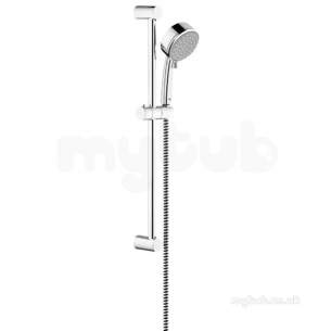 Grohe Shower Valves -  Grohe 27578000 Chrome Tempesta Shower Rail Ii With 600mm Height