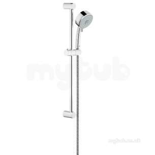 Grohe Shower Valves -  Grohe 27786000 Chrome Tempesta Shower Rail Iii With 600mm Height