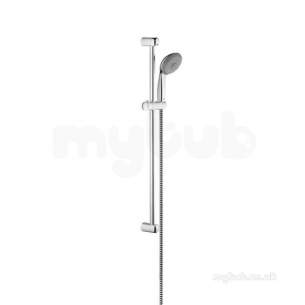 Grohe Shower Valves -  Grohe 27795000 Chrome Tempesta Shower Rail Iv With Reflexa Hose