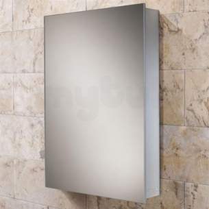 Hib Lighting Cabinets and Mirrors -  Kore Slimline Bathroom Double Sided Mirrored Bathroom Cabinet Glass Shelves