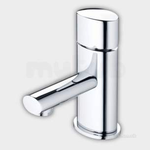 Hib Lighting Cabinets and Mirrors -  Hib 5170 Chrome Neath 145mm Single Lever One Hole Wc Basin Tap 1.0 Bar