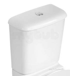 Ideal Standard Alto -  Ideal Standard E759301 White Alto Close Coupled Dual Flush Cistern With Top Flush Button