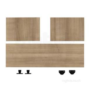 Ideal Standard Concept Furniture -  E6801so American Oak Concept Vanity Unit Continuous Plinth 900x18 Mm