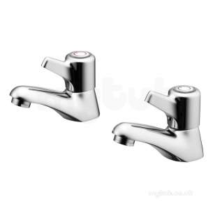 Armitage Shanks Domestic Brassware -  Ideal Standard B9864aa Chrome Elements Brass Bath Filler Double Lever Handles