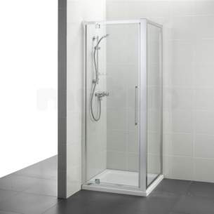 Ideal Standard Kubo Enclosures -  Ideal Standard T7371eo Bright Silver Kubo 700mm Pivot Door