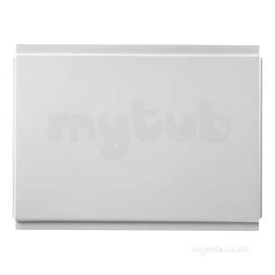 Jacuzzi Acrylic Baths and Panels -  Jacuzzi Pro Wbsproune701 White Universal End Bath Panel 700x510mm