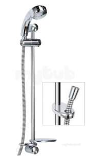 Rada And Meynell Commercial Showers -  Rada 1.1533.118 Chrome Autotherm-3 Category 5 Shower Kit 3 Spray Handset Rail Hose