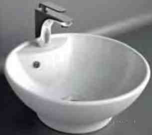 Bathroom Furniture -  Salgar 6750 White Algar Wash Basin 150x415mm