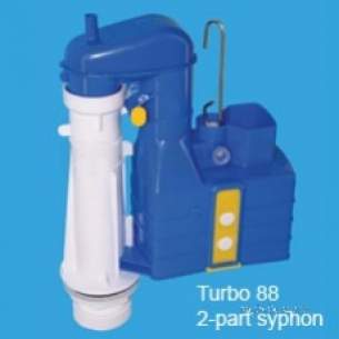 Thomas Dudley Cisterns -  Thomas Dudley Pspsy8313639 Na Turbo 88 Two-part Syphon With 8 Height