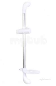 Triton Non Electric Products -  Triton Tskconnwc White/chrome Connor Shower Riser Kit