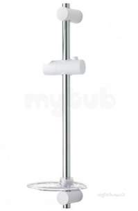 Triton Non Electric Products -  Triton Tskdaviwc White/chrome David Shower Rail Kit 530mm