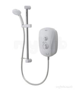 Aqualisa Electric Showers -  Aqualisa Vte8520s White Vitalise S 8.5 Kilowatt Electric Shower