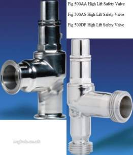 Nabic Stainless Steel Safety Valves -  Nabic Stainless Safety Valve 500df 25