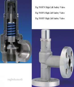 Nabic Stainless Steel Safety Valves -  Nabic Stainless Safety Valve 500fs 25