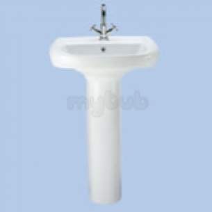 Twyford Envy -  Envy Nv4960 Semi Pedestal Wh Nv4960wh