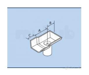 Alumasc Rainwater Products -  Plain 4 Inch X 2.5 Inch O/let S End Skt Og1/39